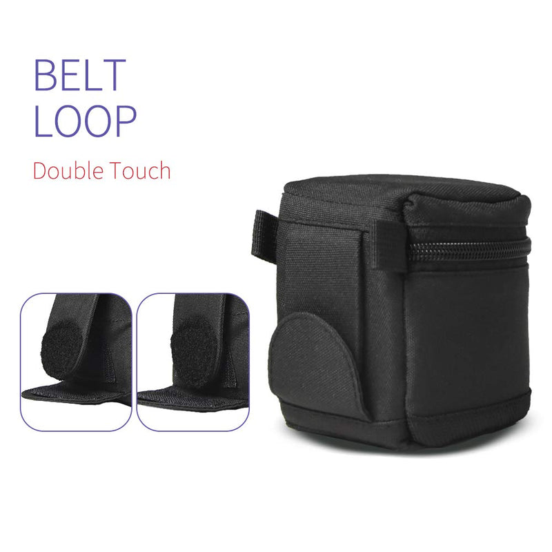 Camera Lens Case DSLR Camera Lens Bag Fits for Canon EF 28mm f1.8 EF 24mm f 2.8EF 50mm F 1.8Ⅱ Nikon 35mm f1.8G 50mm f 1.8D 50mm f1.8 G50mm f 1.4 and Other Camera Lens BL-002