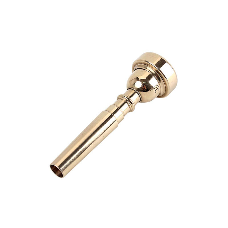Alnicov Trumpet Mouthpiece 7C Instruments Mouthpiece Made of Brass Gold Plate Compatible for Beginners and Professional Players