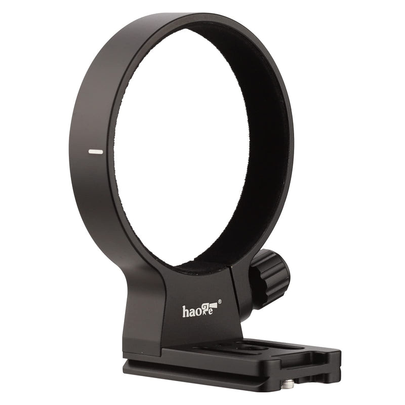 Haoge LMR-RF100 Lens Collar Tripod Mount Ring for Canon RF 100mm F2.8 L Macro is USM Lens Canon RF-Mount Built-in Arca Type Quick Release Plate