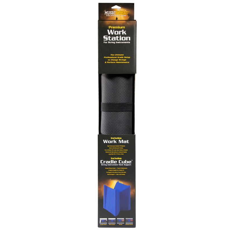 [AUSTRALIA] - MusicNomad MN207 Premium Instrument Work Mat & Cradle Cube Neck Support 