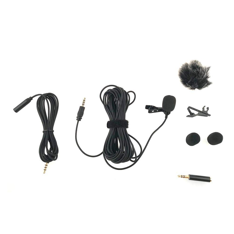 [AUSTRALIA] - Weymic Professional Lavalier Lapel Microphone - Omnidirectional Condenser Microphone for iPhone, Android Phone, DSLR Camera and Computer, Lapel Mic for Youtubers, Live Streaming, Video Recording 
