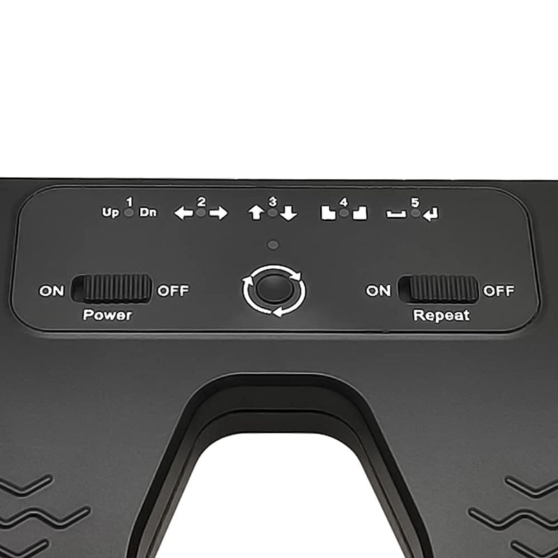 Yueyinpu Wireless Foot Pedal Double Switch Music Page Turner for Tablets Smartphones Rechargeable Anti-Skid Pad