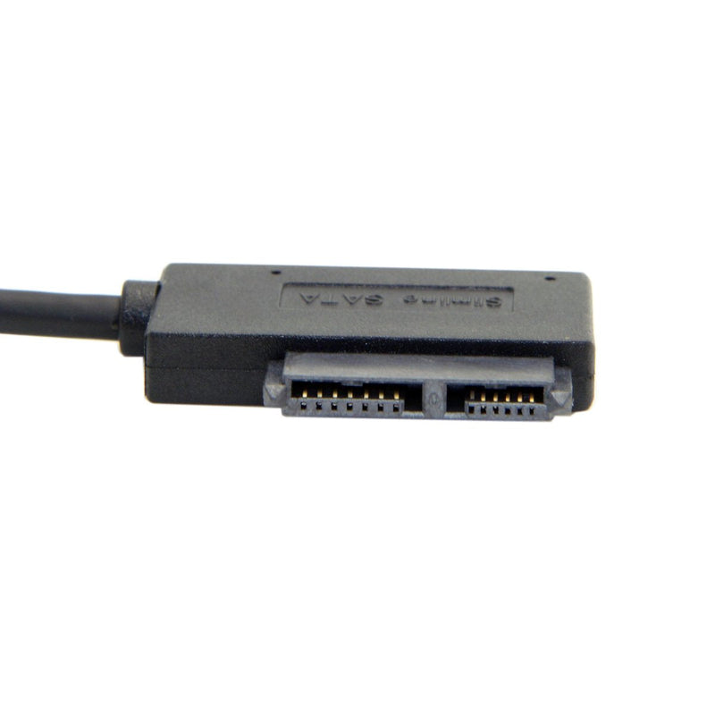JSER USB 3.0 to SATA 7+6 13pin Slimline Sata Adapter Cable 5Gbps Compatible for Laptop CD DVD ROM Optical Drive