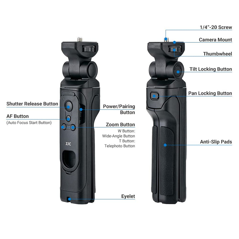 [AUSTRALIA] - Wireless Bluetooth Remote Shooting Grip Video Mini Tripod Replaces Canon HG-100TBR Compatible with Canon EOS R R5 R6 M6 Mark II M50 Mark II M200 6D Mark II T8i T7i PowerShot G5 X Mark II G7 X Mark III 