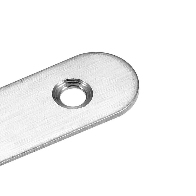 uxcell Repair Plate, 100mm x 17mm, Flat Fixing Mending Bracket Connector with Screws, 12 Pcs