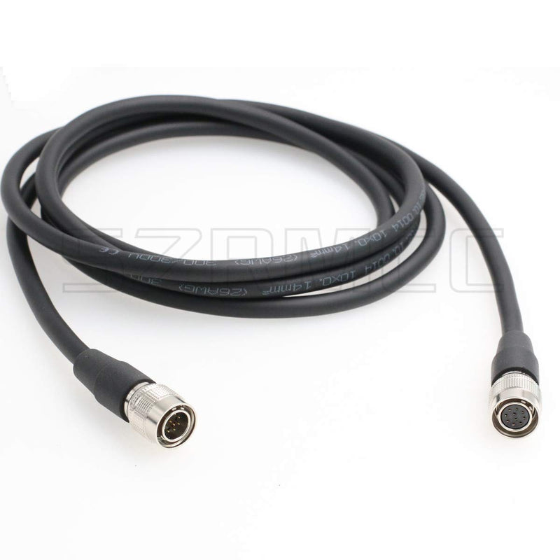 SZRMCC Hirose 10 Pin Male to 10 Pin Female High Flex Cable for Panasonic RCP OCP ROP Remote Control (2m) 2m