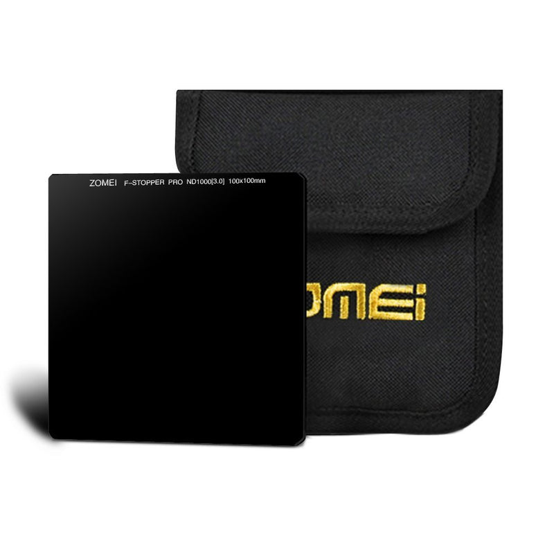 [AUSTRALIA] - ZOMEI Square PRO 100100mm 10 Stop Ultra Slim HD 18 Layer Multi-Coated SHOTT Glass ND 3.0 Neutral Density Gray Lens Filter ND1000 100MM 