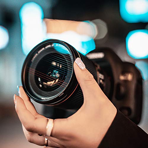 KOGJAERS Lens Filter 77mm Rainbow Flare Starlight Filter Effect Special Effects Filter Photography Filter Accessories Rainbow linear flares