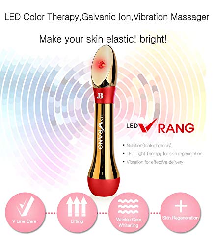 LED Vrang Korean Beauty Bar System Light Therapy Galvanic Ion Vibration Face Massager MADE IN KOREA