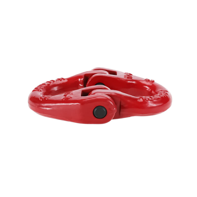 NORJIN 4 Pack G80 Alloy Steel Hammerlock Coupling Link, 5/16" Hammer Lock Safety Chain Connector Link 4400 lbs Working Load Limit