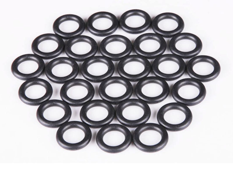 Jiayouy Pack of 10 Metal Flute Plugs Open Hole Flute Key Cover with 60pcs Rubber Grommet Washer Flutes Repair Parts Accessories 7mm X 3mm Flute Plugs+Gaskets