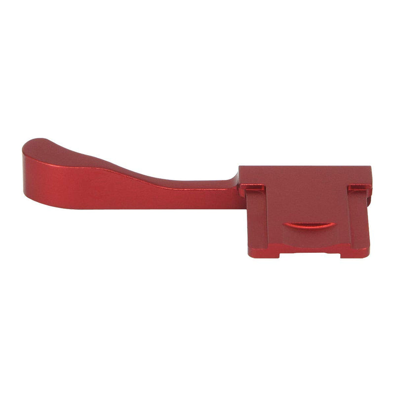 Haoge THB-X2R Metal Hot Shoe Thumb Up Rest Hand Grip for Fujifilm Fuji X100V Camera Red