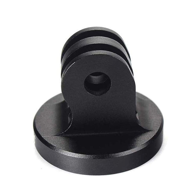 HSU Aluminum Alloy Metal GoPro Tripod/Monopod Mount with Aluminum Thumbscrew for GoPro Hero 10, 9, 8, 7, 6, 5, 4, 3+, 3, 2, 1 HD, AKASO Campark and Other Action Cameras (Black) Monopod Mount + Thumbscrew (Black)