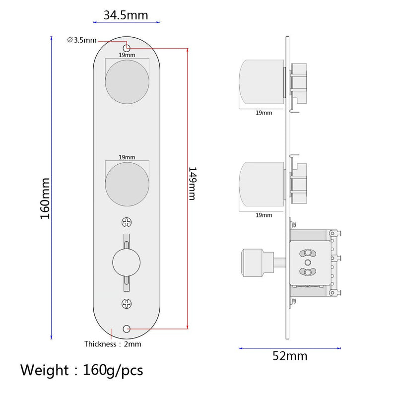 Alnicov 3 Way Wired Loaded Prewired Control Plate Harness Switch Knobs for TL Tele Telecaster Guitar Parts