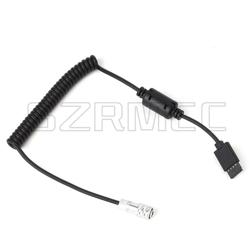 SZRMCC BMPCC 4K 6K Power Cable for DJI Ronin S Gimbal to Weipu SF610 2 Pin Female BMD Blackmagic Pocket Cinema Camera 4K (Coiled Cable) Coiled Cable