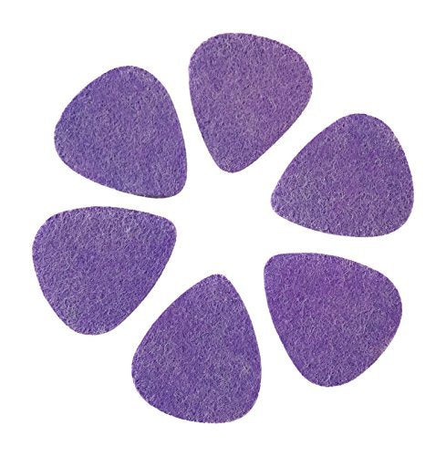 BoloPick Felt Picks for Ukulele (Purple) Purple