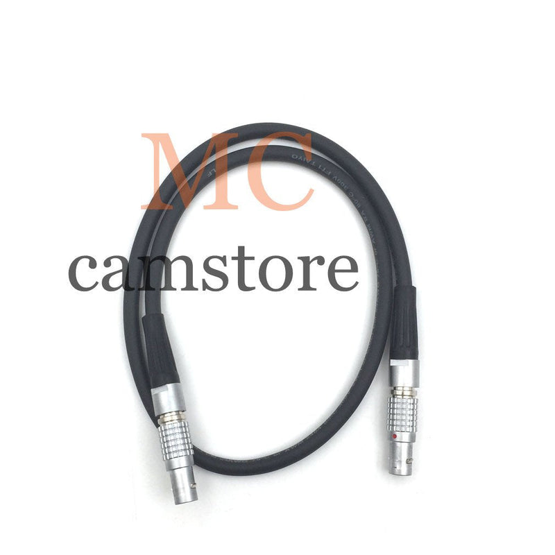MCCAMSTORE 0B2pin to 2pin Power Coiled Cable for Teradek Bond/Cube/Bolt/fLink 14VDC Cable 50cm