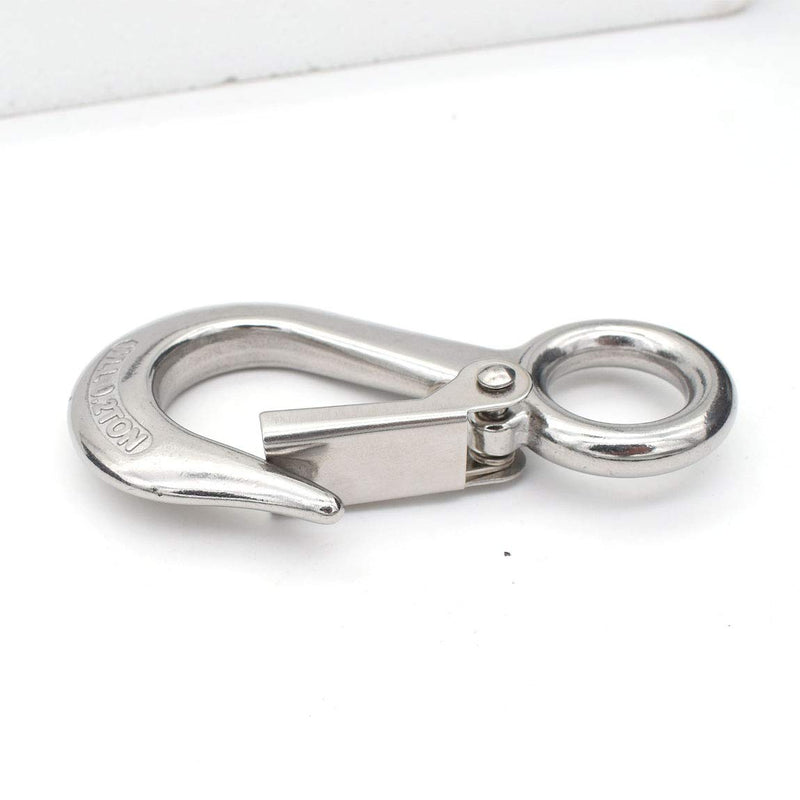 Alele Grab Hooks,Slip Hooks,304 Stainless Steel Lifting Hook Rigging Accessory,440 lbs.Work Load (Grab Hooks 0.2t) Grab Hooks 0.2t