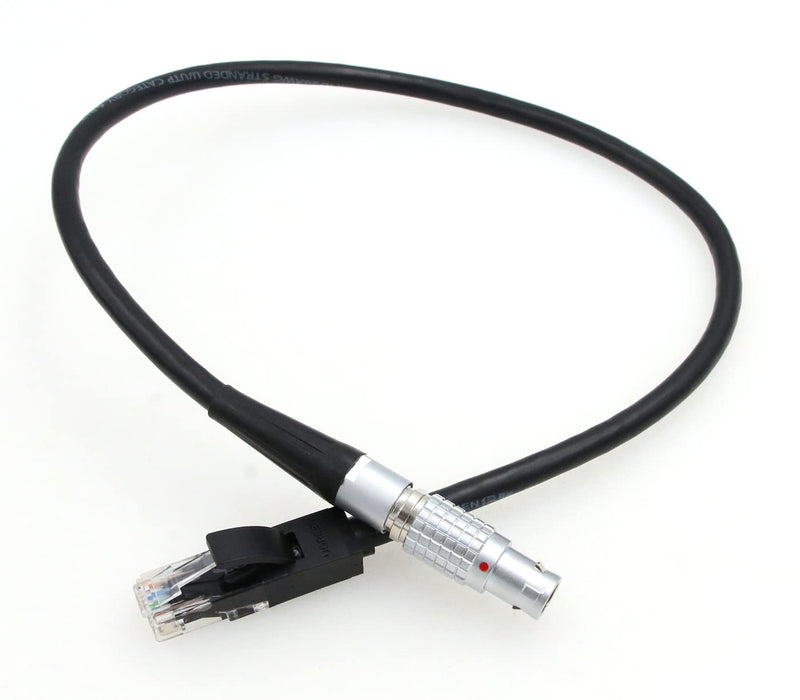 ZBLZGP 1B 10 Pin to Cat5e Ethernet Cable for COLR and ARRI Alexa Mini Camera Straight 10 pin