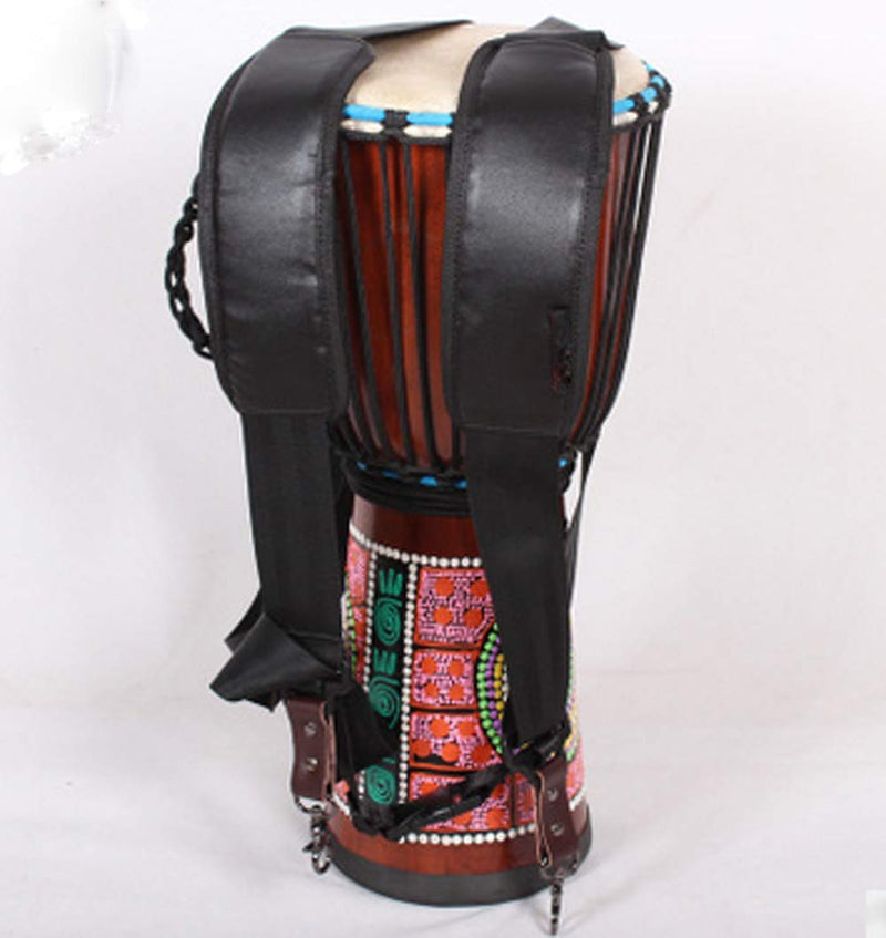 Adjustable Djembe Shoulder Strap with Thickening Pad/Drum Sling/African Drum Shoulder Harness/African Hand Percussion Accessories (Drum Is Not Including)