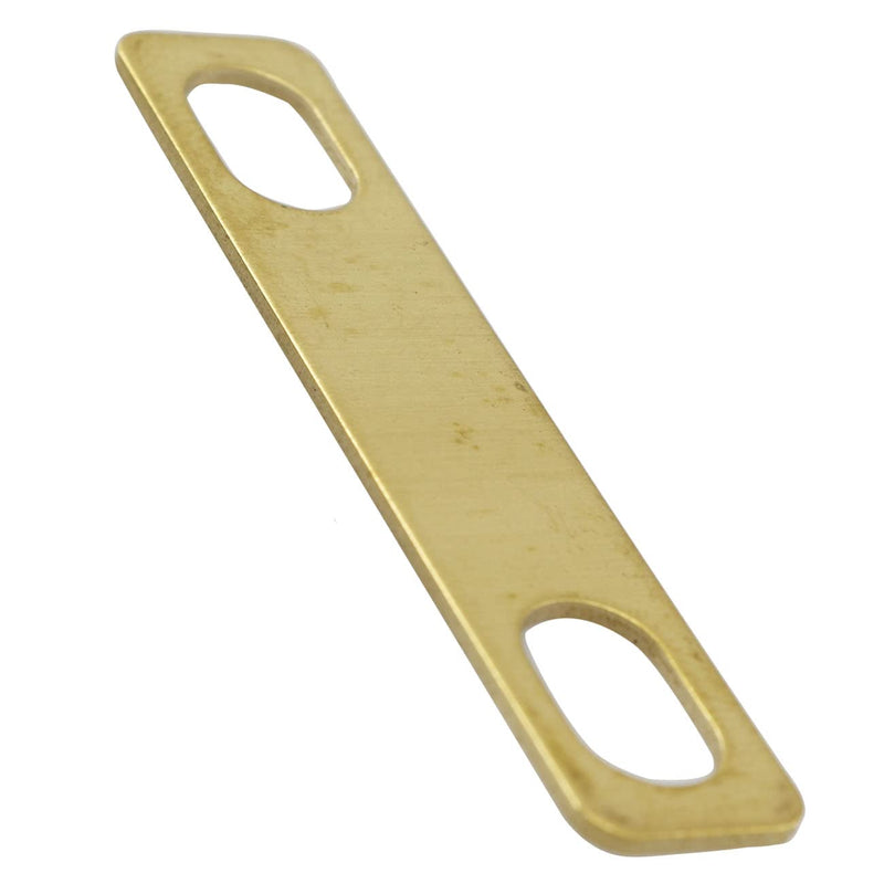Guitar Neck Shim LQ Industrial 4PCS 0.2mm 0.5mm 1mm Thickness Replacement Brass Heightening Gaskets for Guitar and Bass Bolt-on Neck Repair Guitar Neck Shim Plates