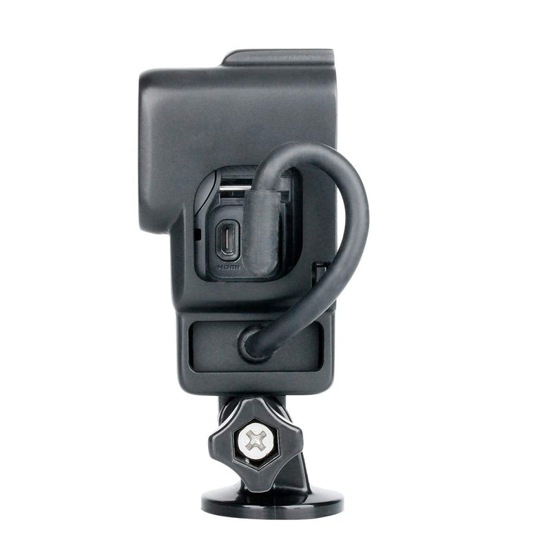 ULANZI V2 Multifunctional Vlogging Case w Cold Shoe Mount for Microphone LED Video Light,Wire Connectable Frame Housing Shell Mount Cage for Gopro Hero 7 6 5 Action Camera Video Vlog Creator Setup