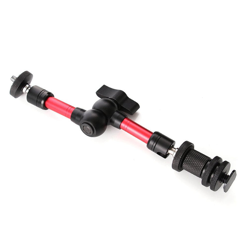[AUSTRALIA] - Fotga 7" Adjustable Friction Articulating Magic Arm for DSLR LCD Monitor LED Light (Red&Black, 7") 