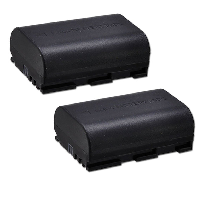 2 LP-E6 Batteries for Canon EOS 5D Mark II/Mark III/Mark IV, 5DS, 5Ds R, 6D, 7D, 7D Mark II, 60D, 60Da, 70D, 80D 90D & EOS R DSLR Cameras, XC10 & XC15 Camcorders c) 2 Batteries