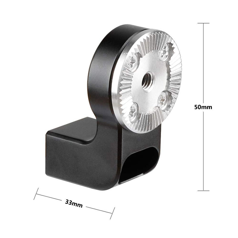 CAMVATE M6 Rosette Thread Adapter with 1/4"-20 Thread Holes