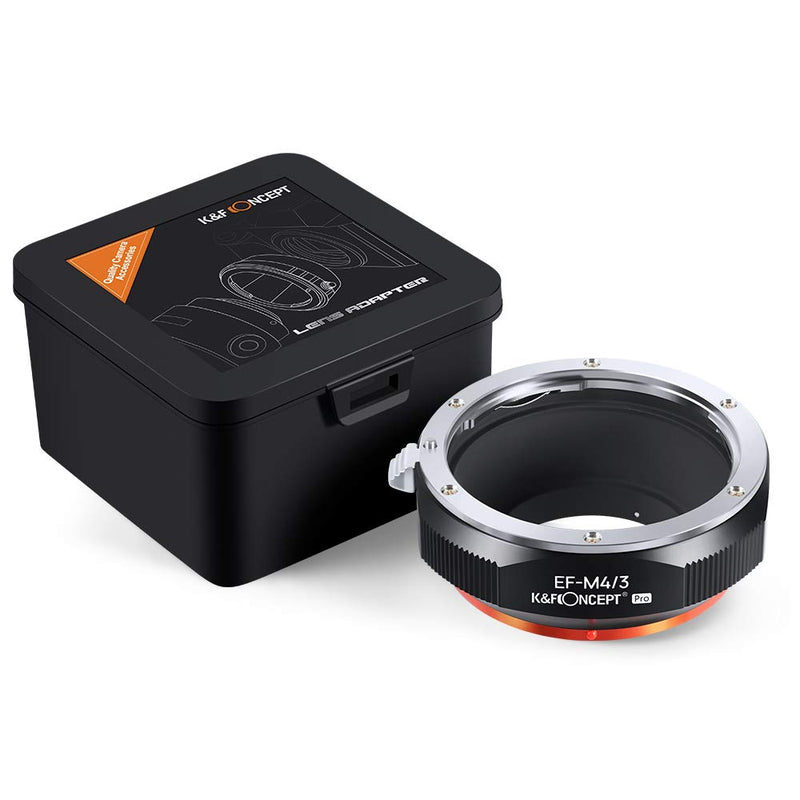 K&F Concept EOS to M4/3 MFT Olympus Adapter for Canon EF EF-S Mount Lens to M4/3 M43 MFT Mount Camera with Matting Varnish Design for Olympus Pen E-P1 P2 P3 P5 E-PL1 Panasonic Lumix GH1 2 3 4 5 EOS-M4/3