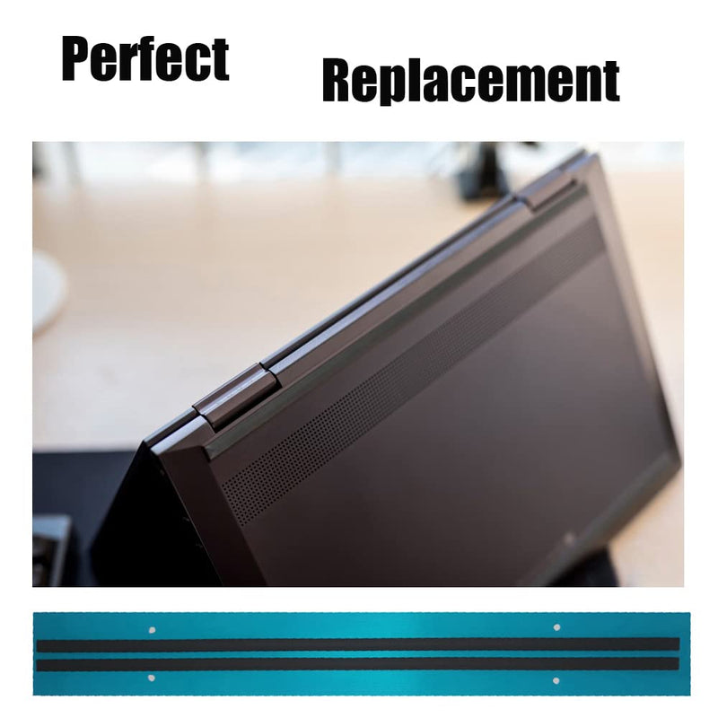 [AUSTRALIA] - Rubber Feet Strips Replacement HP Envy X360 Convertible 15.6 Laptop with Stainless Steel Lever and Tweezers (Black) Black 