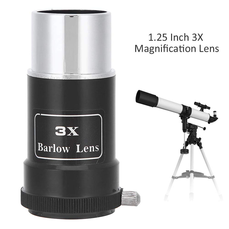 3X Barlow Lens 3X, 1.25Inch Universal M42 x 0.75 Thread Adapter / 3X Magnification Barlow Lens, for Telescope Eyepiece - Fully Coated Lens