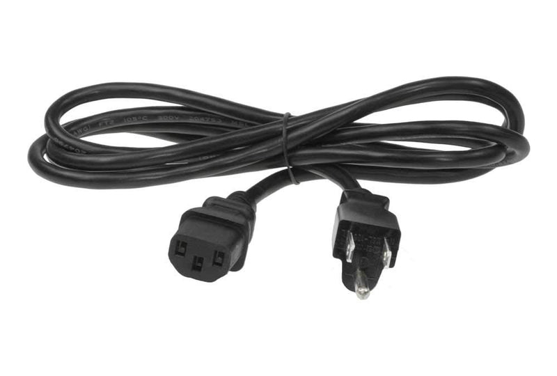 SF Cable 3ft Standard Computer Power Cord NEMA 5-15P to IEC 320 C13-18 AWG Replacement AC Power Cable for PC or Monitor - 125V, 10A 3 ft Black