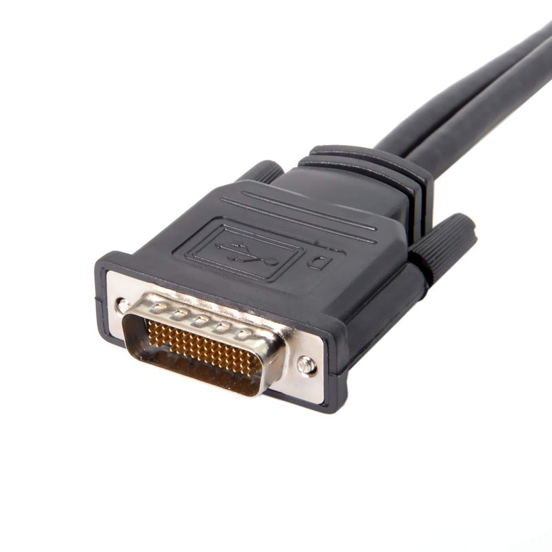 DMS 59 Pin to 2 HDMI Cable, CABLEDECONN DMS 59 Pin Male to HDMI Female Dual Monitor Extension Cable Adapter for Lhf Graphics Card (DMS 59 pin Dual hdmi)