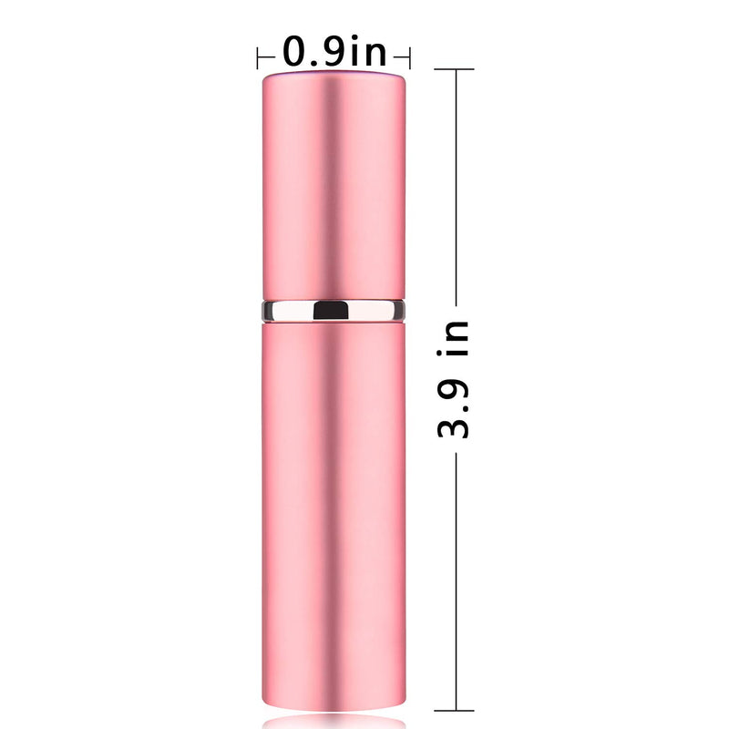 3Pcs 10ML Portable Mini Refillable Perfume Scent Aftershave Atomizer Empty Refillable Spray for Purse or Travel (Pink) Pink