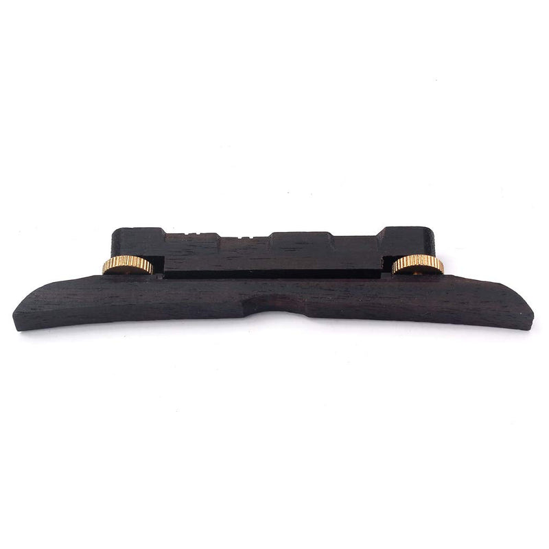 Alnicov Guitar Bridge Adjustable Mandolin Bridge Compensated Rosewood for Mandolin Guitar Parts