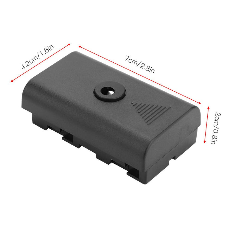 V BESTLIFE Dummy Battery Coupler with USB Cable for All Brands of Camera Lamps, Compatible for Products That use F550, F570, F770, F750, F970, F990 Batteries.