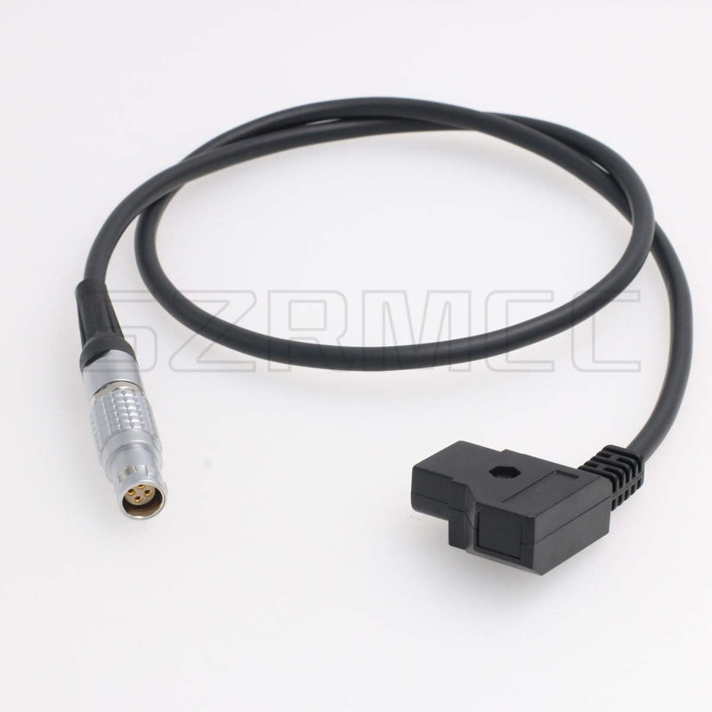 SZRMCC D Tap to 1B 4 Pin Female Power Cable for Canon Mark II C100 C300 C500 (Straight Cable) Straight Cable