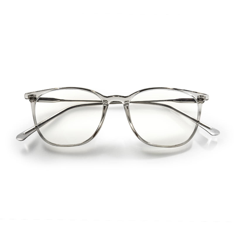 Fashion Cat Eye Blue Light Blocking Glasses Cute Light Glasses Colorful Frame Women Men Gael Grey