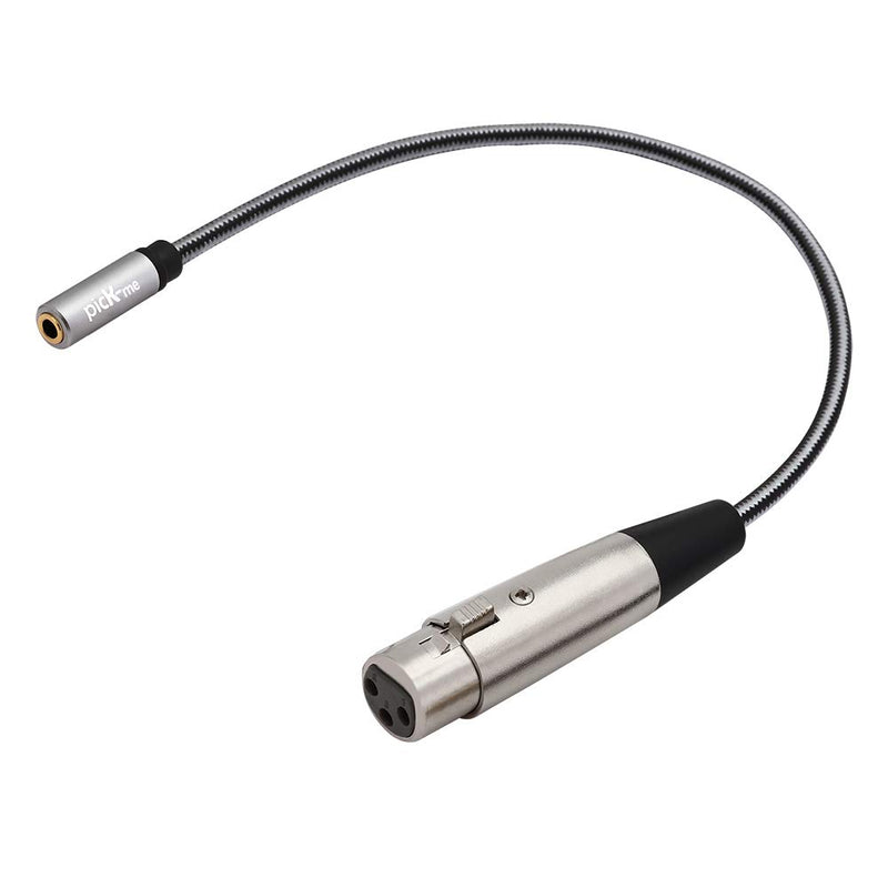 [AUSTRALIA] - Oluote TRS 3.5mm Jack Stereo Female to 3-pin XLR Female Cable, XLR to 1/8 inch Female Adapter (0.3M/0.98FT) 