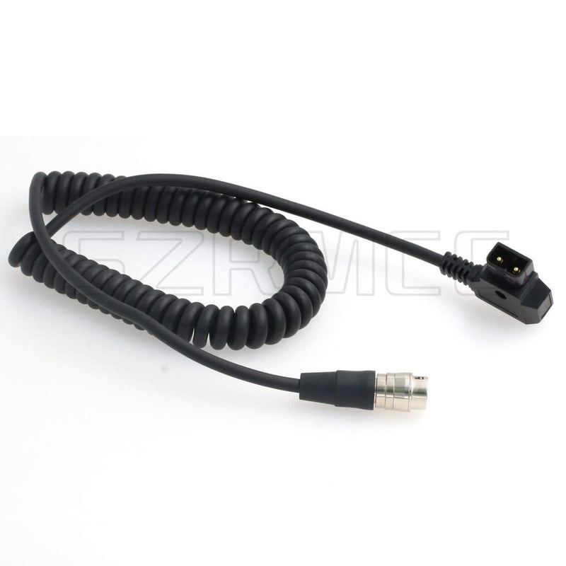 [AUSTRALIA] - SZRMCC D tap to 12Pin Hirose Female Coiled Cable GH4 Power for Canon Fujinon Nikon B4 2/3" Lens (Coiled Cable) 