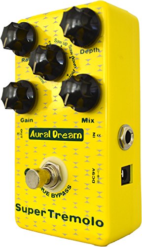 [AUSTRALIA] - Leosong Aural Dream Super Tremolo Guitar Effect Pedal includes 6 modulation waveforms with Rate and Depth control. 