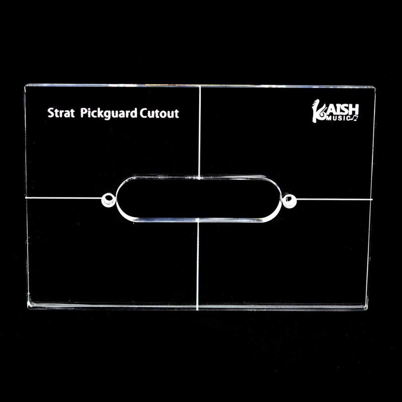 KAISH Acrylic Single Coil Pickup Routing Template Pickup Templates 2pcs Whole Set