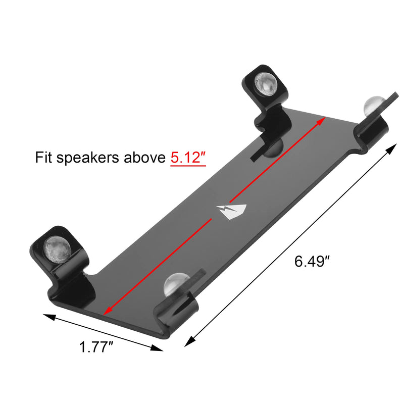 TXEsign Desktop Isolation Stand for JBL Flip 4/FLip 5/Flip 6, Acrylic Bluetooth Speaker Holder Desk Display Stand Dock Table Stand Holder for Cylindrical Speakers(Black) Black