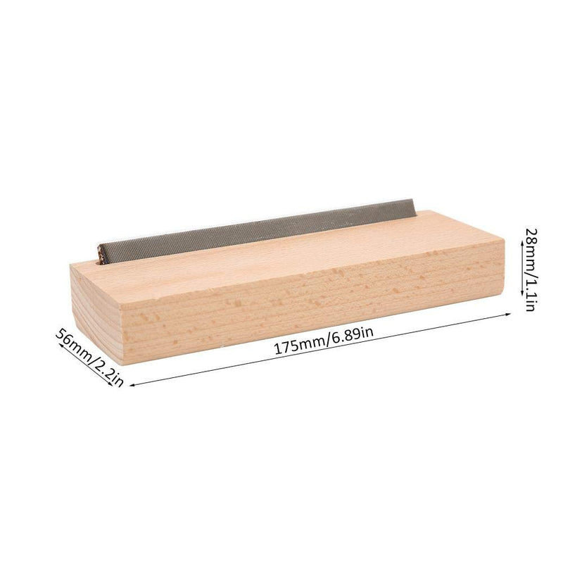 Bnineteenteam Guitar Fret Beveling File Guitar Fret File Edge Trimming Guitar Repairing Maintenance Tool for Luthier Use