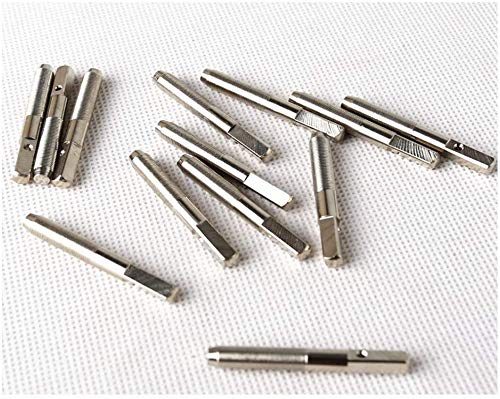 Jiayouy 20Pcs Tuning Pin Nails with L-shape Tuning Wrench Brass Rivets for Lyre Harp Small Harp Musical Stringed Instrument