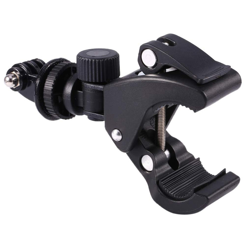 Camera Bike Motorcycle Mount Holder, 360° Rotatable Bike Bicycle Handlebar Clip On Clamp Mount with 1/4 inch Screw for GoPro Camera