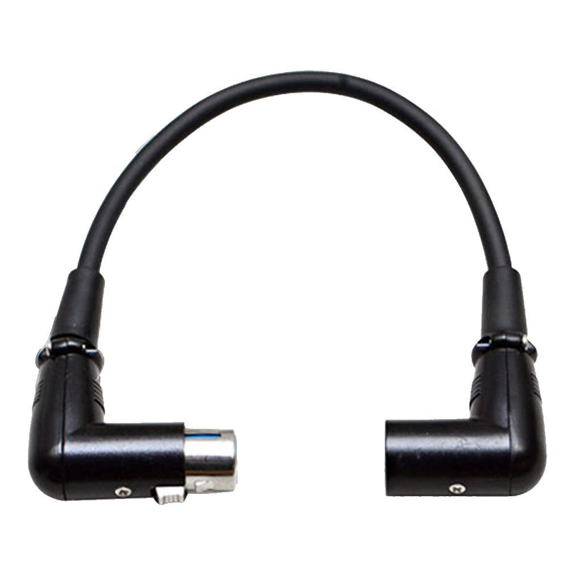 [AUSTRALIA] - SEISMIC AUDIO - SARAX1-6 PACK of 1' Right Angle XLR to Right Angle XLR Patch Cables 