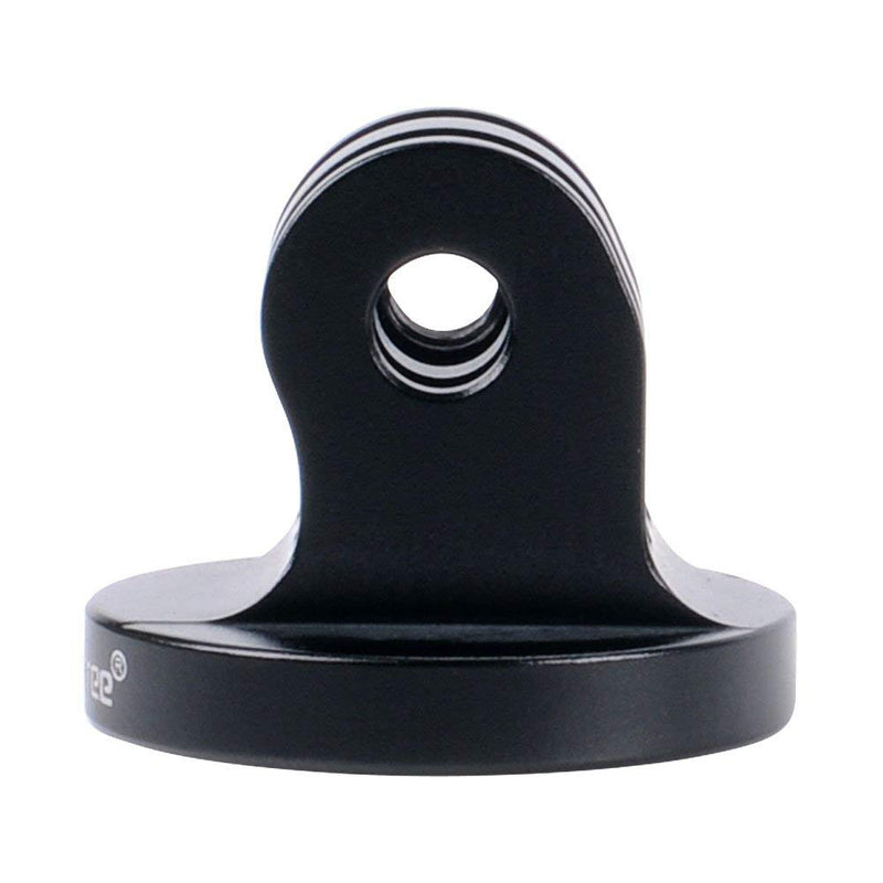 Smatree Aluminum Tripod Mount Adapter Compatible for Gopro Hero 10, 9, 8, 7, 6, 5, 4, 3+, 3, 2, 1 HD, GOPRO Hero 2018, DJI OSMO Action Camera Black