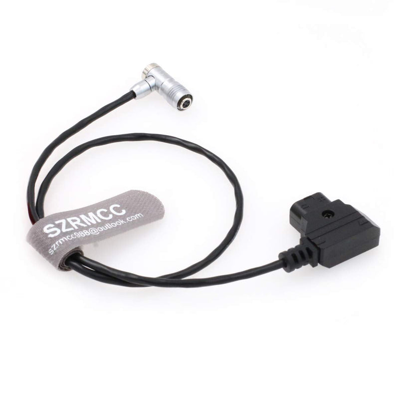 SZRMCC D-tap to XS6 4 Pin Female Plug Power Cable for IKAN Portkeys BM5 BM7 HH7 HS7T Monitor (Straight Cable, Right Angle) Straight Cable